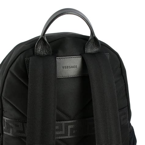 versace mens side bag|versace backpacks men's.